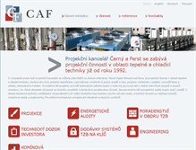 Tablet Screenshot of caf.cz