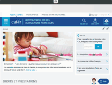 Tablet Screenshot of caf.fr