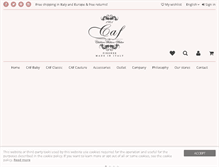 Tablet Screenshot of caf.it